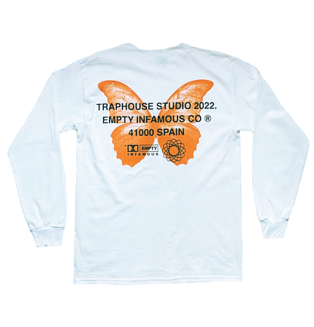 Butterfly White long sleeve