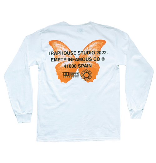 Butterfly White long sleeve