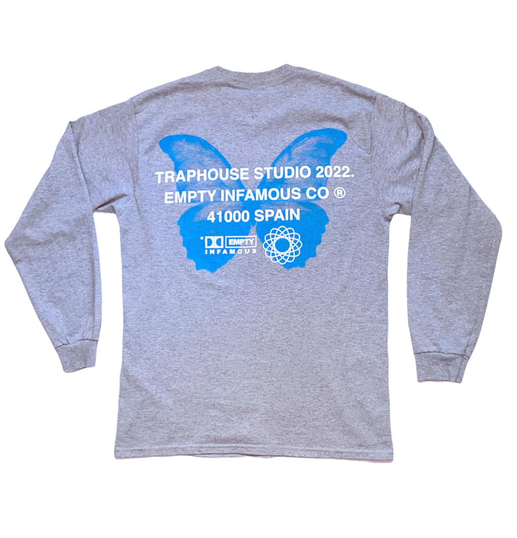 Butterfly Grey long sleeve