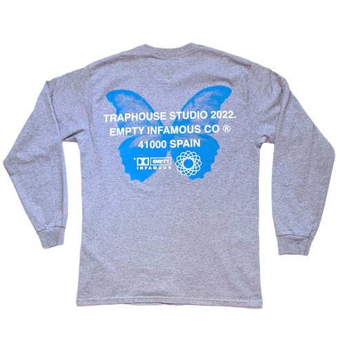 Butterfly Grey long sleeve