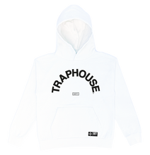 Load image into Gallery viewer, Trap house White hoodie
