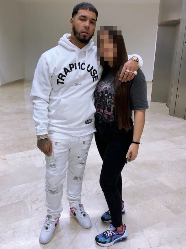 Traphouse White hoodie