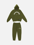 Trap house Olive track suit